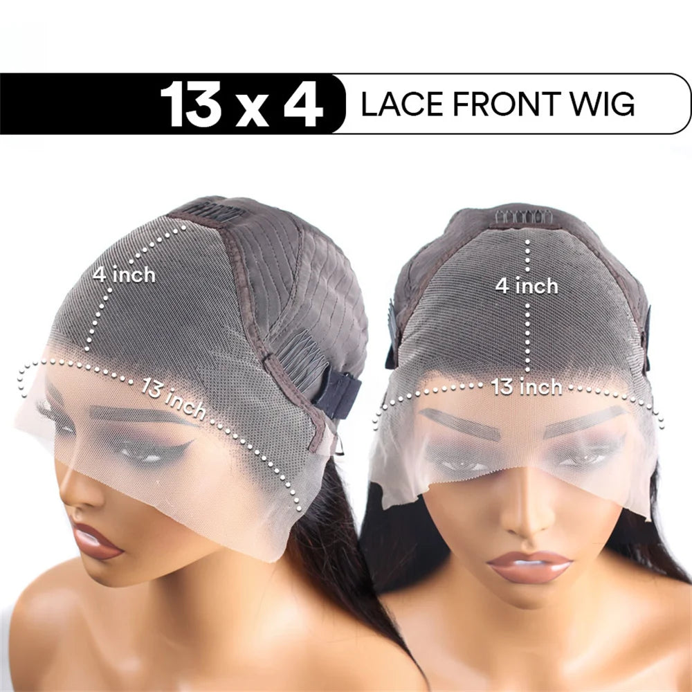 250 Density Loose Deep Wave Human Hair Wig 30 Inch HD 13x6 Lace Frontal Wig 13x4 Water Wave Curly Lace Front Wigs Preplucked