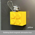 Magnetic wall-mounted narrow-edge kitchen straw, cling film storage box, refrigerator side storage rack 2030